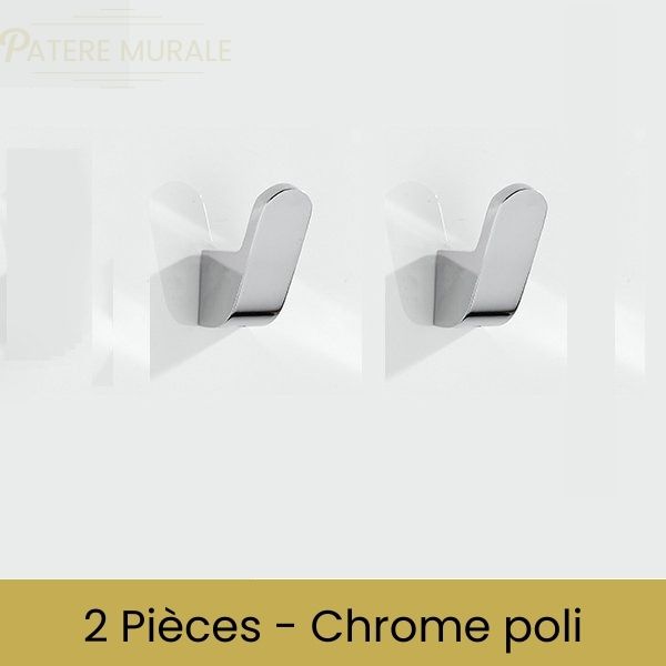 Patère métal de laiton double