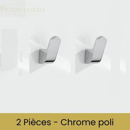 Patère métal de laiton double