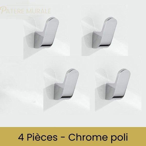Patère métal de laiton par 4