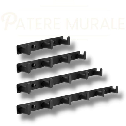 Patère murale noire