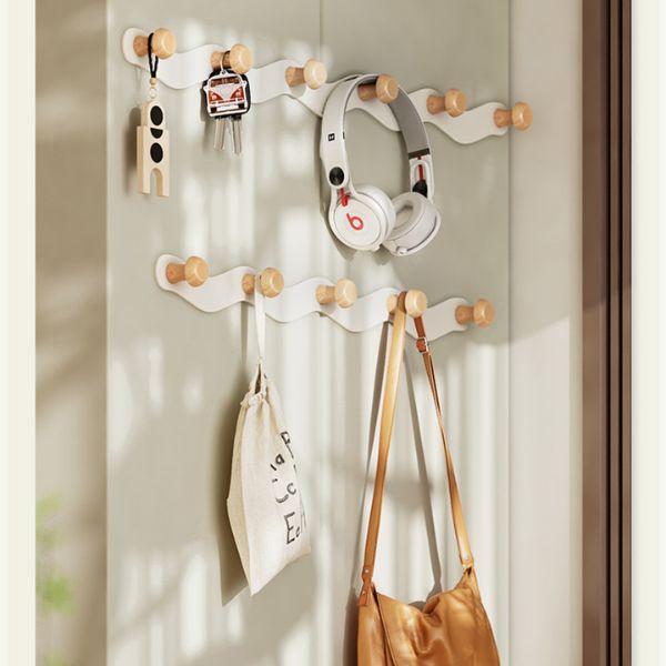 Porte manteau bois et metal