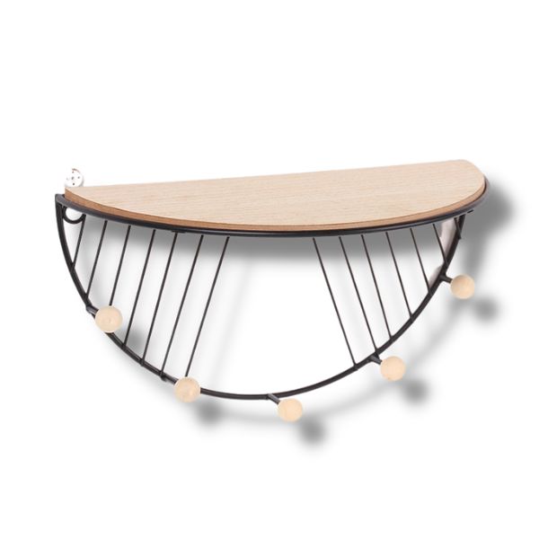Étagère murale porte manteau