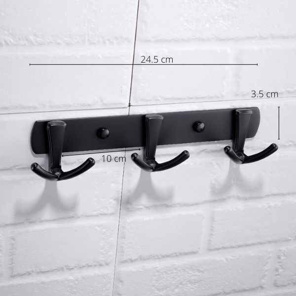 patere metal noir