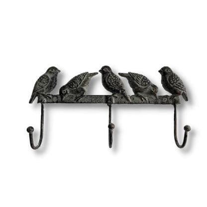 Patere metal vieilli noir