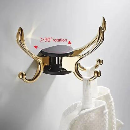 Patere salle de bain triple