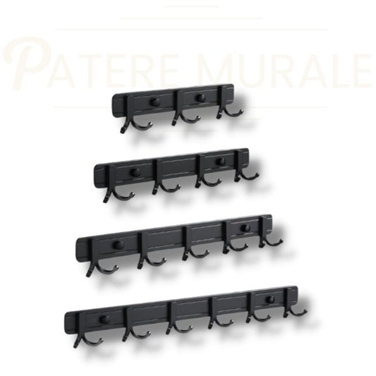 Pateres metal noir