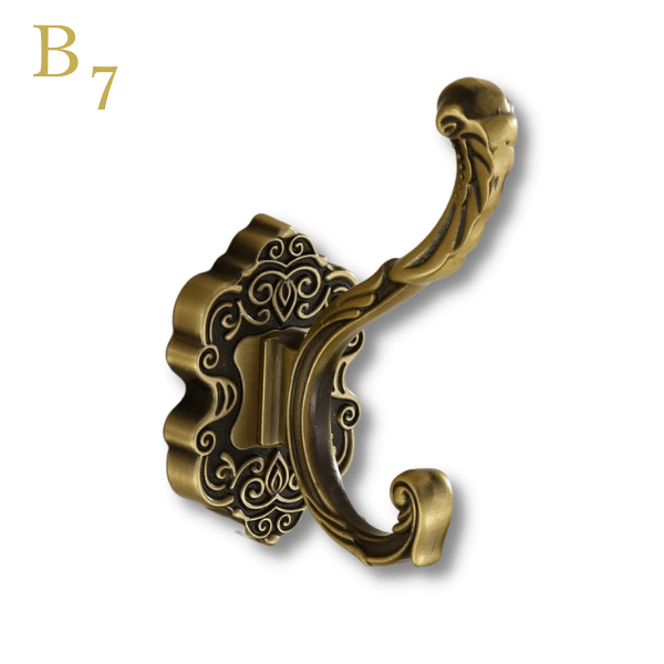 Patere metal vintage bronze
