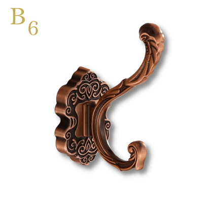 Patere metal vintage cuivre
