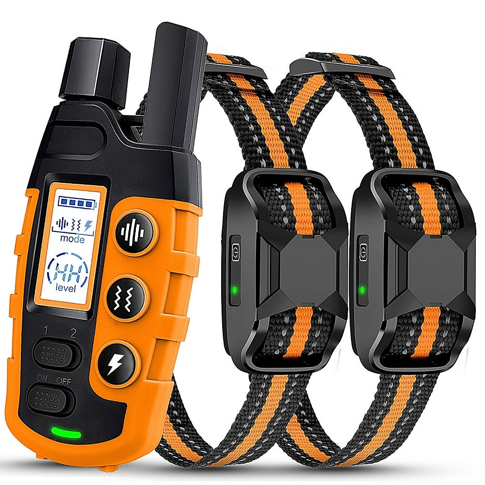 Collier de Dressage ÉducaCanine Pro – Portée 1000 m, Rechargeable, Étanche avec Modes Ajustables