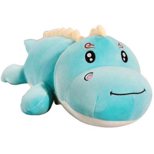 Peluche Dinosaure Bleu Yeux ouverts
