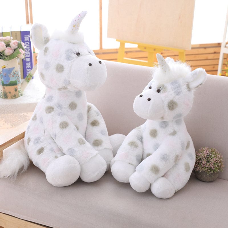 Peluche Licorne Blanche Aria