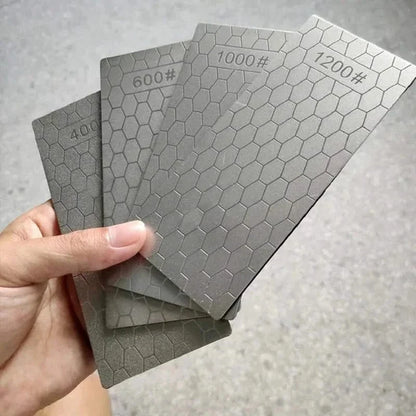 Pierre à aiguiser diamantée – Surface en nid d'abeille ultra-fine pour couteaux
