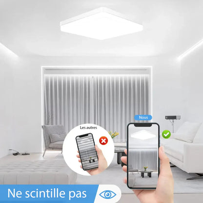 Plafonnier LED Carré Moderne à Petit Prix