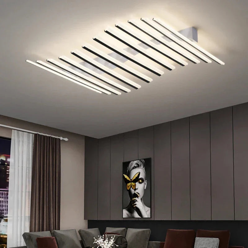 Plafonnier LED Moderne pour Grand Salon