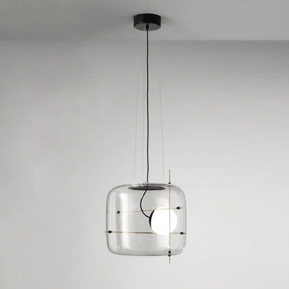 Plot Glass Pendelleuchte – Lampe Suspendue LED avec Éclairage Doux et Design Élégant