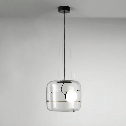 Plot Glass Pendelleuchte – Lampe Suspendue LED avec Éclairage Doux et Design Élégant