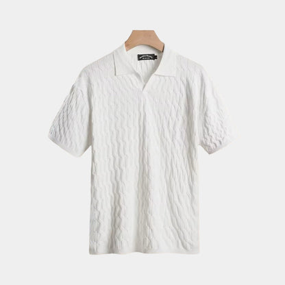 Polo texturé Old money
