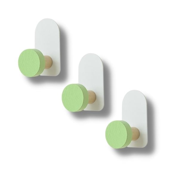 Porte-manteau-mural-bebe-vert