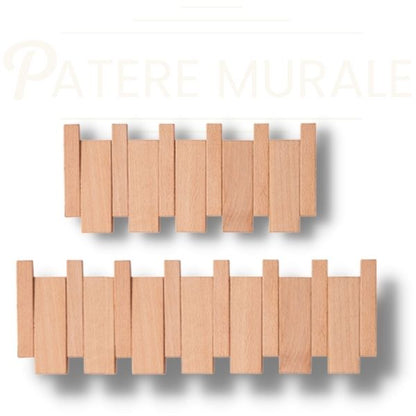 Porte manteau bois clair