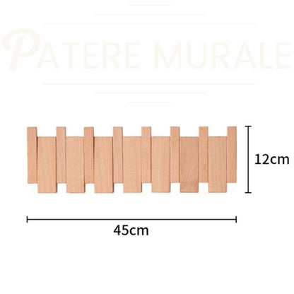 Porte manteau bois clair