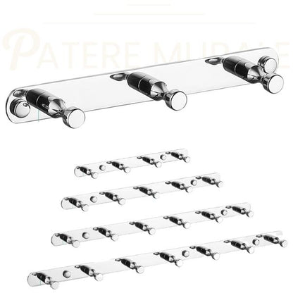 Patere salle de bain chrome