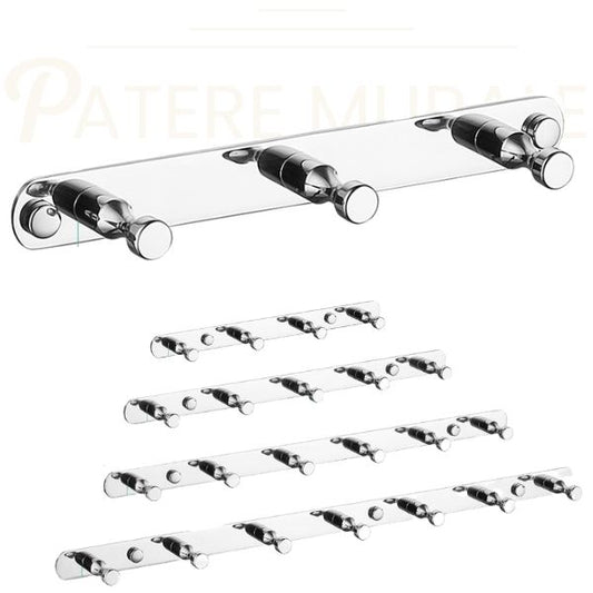 Patere salle de bain chrome