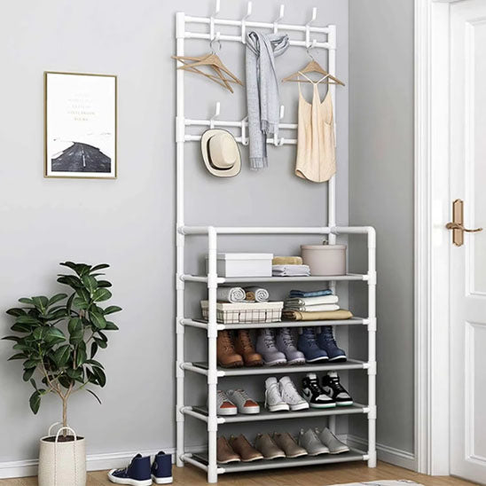 Étagère à chaussures / Porte vêtements - CoatShoe-Sympa™