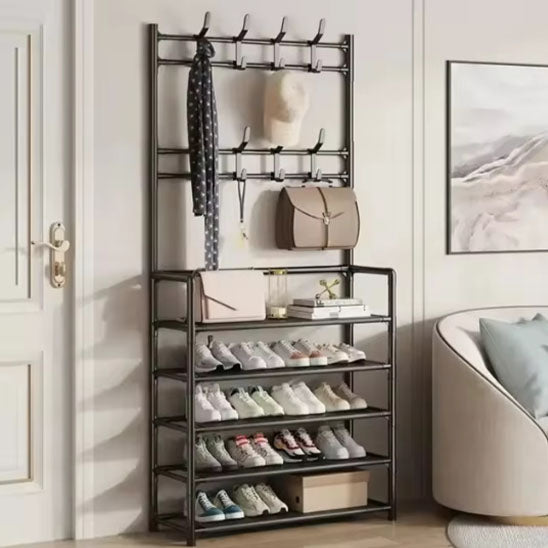 Étagère à chaussures / Porte vêtements - CoatShoe-Sympa™