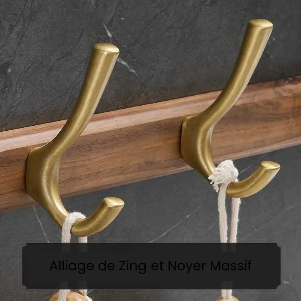 Porte manteau ancien bois