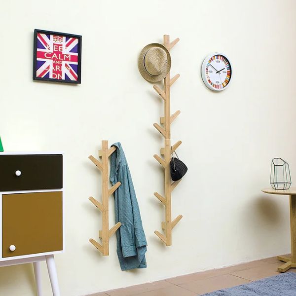 Porte manteau mural arbre