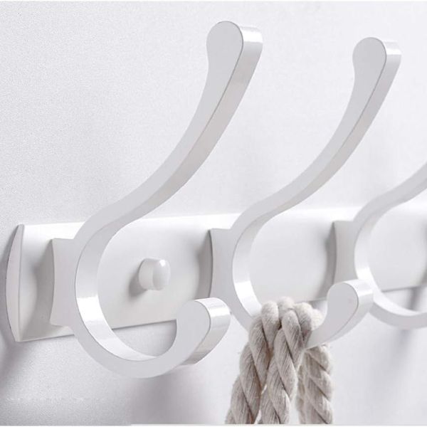 Porte manteau blanc mural