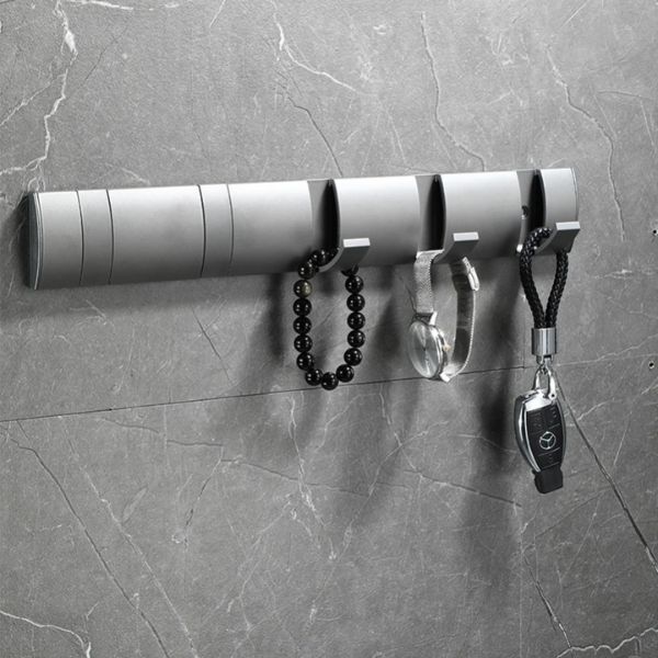 Porte manteau chambre gris