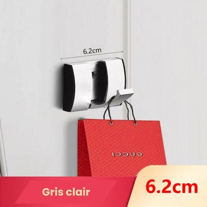 Porte manteau chambre gris clair 1 crochet