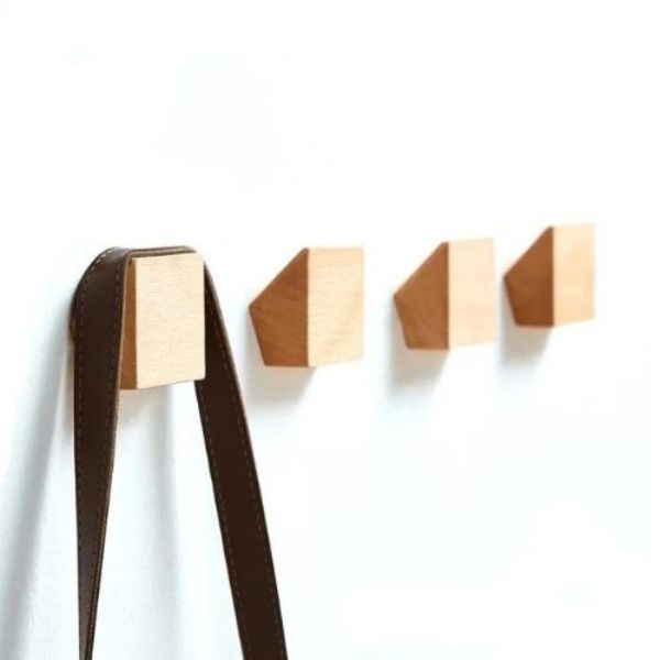 Patere design bois