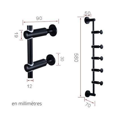 Porte manteau entrée vertical