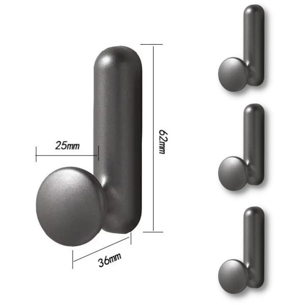 porte manteau entrée étroite gris