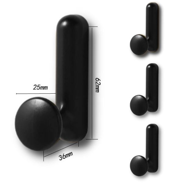 porte manteau entrée étroite noir