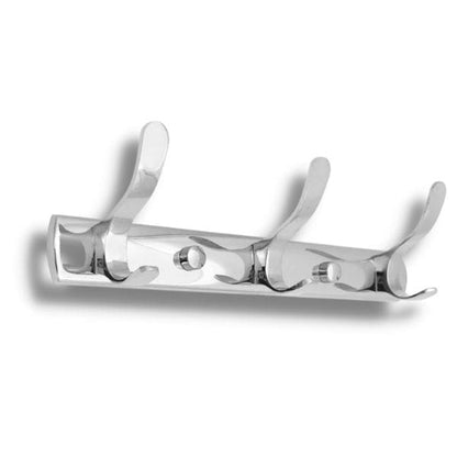 Porte manteau inox 3 crochets