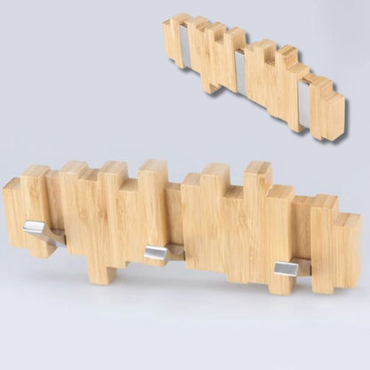 Porte manteau mural bois design