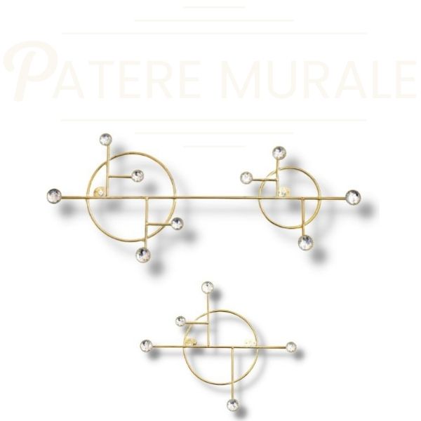 Porte manteau or
