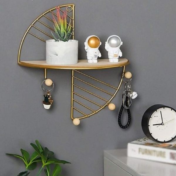 Porte manteau mural avec étagère