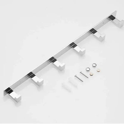 Porte manteau mural laiton et chrome