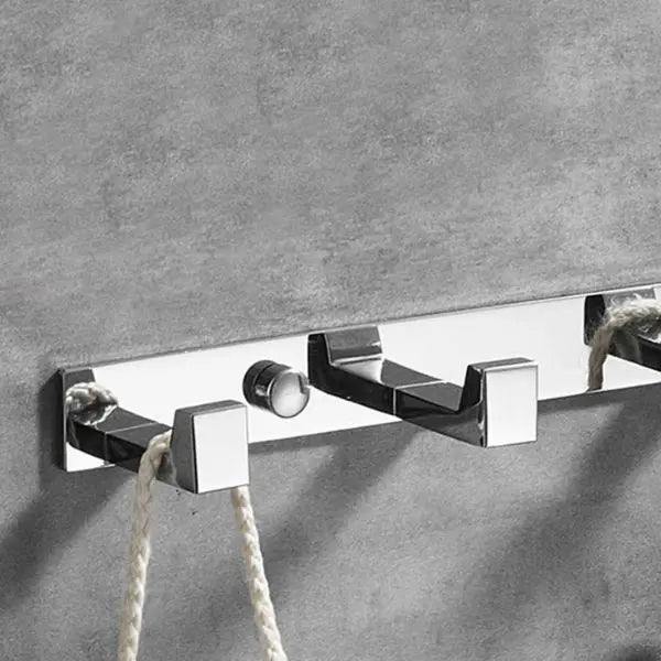 Porte manteau mural laiton et chrome