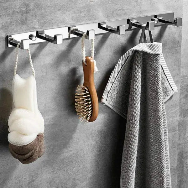 Porte manteau mural laiton et chrome