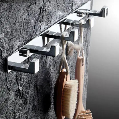 Porte manteau mural laiton et chrome