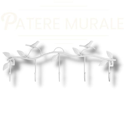 Patère fer forgé d'envolée décorative