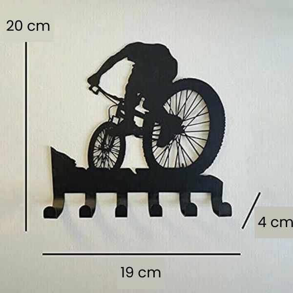 Patère fer noir vététiste