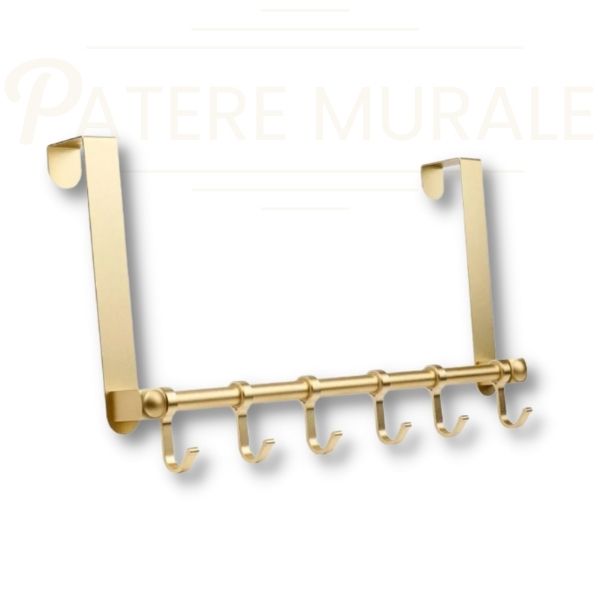 Porte manteau porte doré