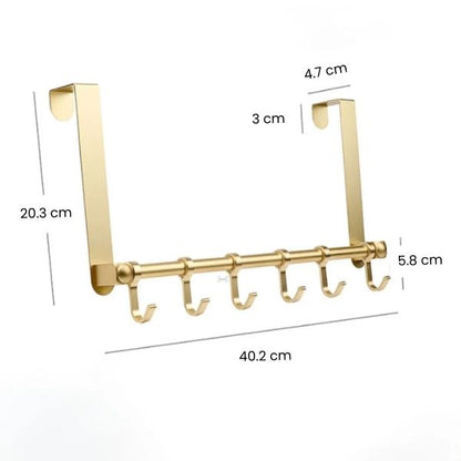 Porte manteau porte doré