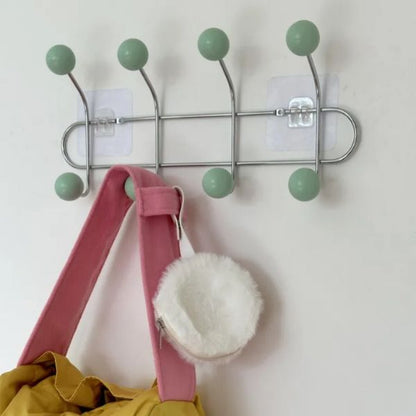 Porte manteau vintage boules vertes